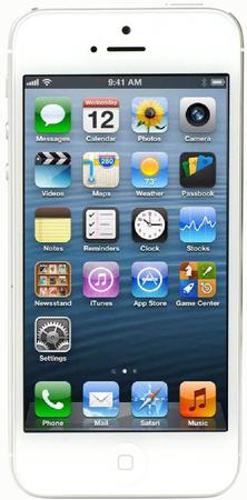Смартфон Apple iPhone 5 64Gb White & Silver - Стерлитамак