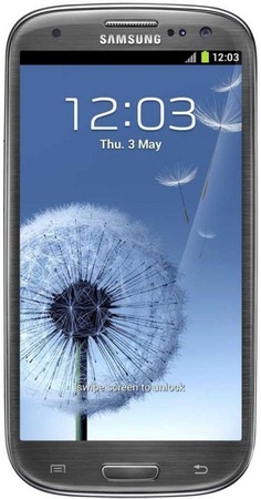 Смартфон Samsung Galaxy S3 GT-I9300 16Gb Titanium grey - Стерлитамак
